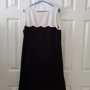 Black and white dress